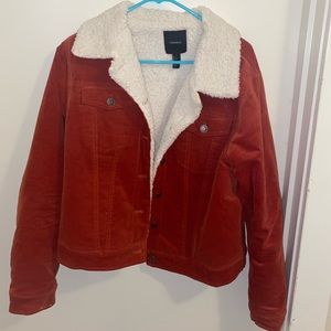 Velvet Faux Fur Sherpa Jacket